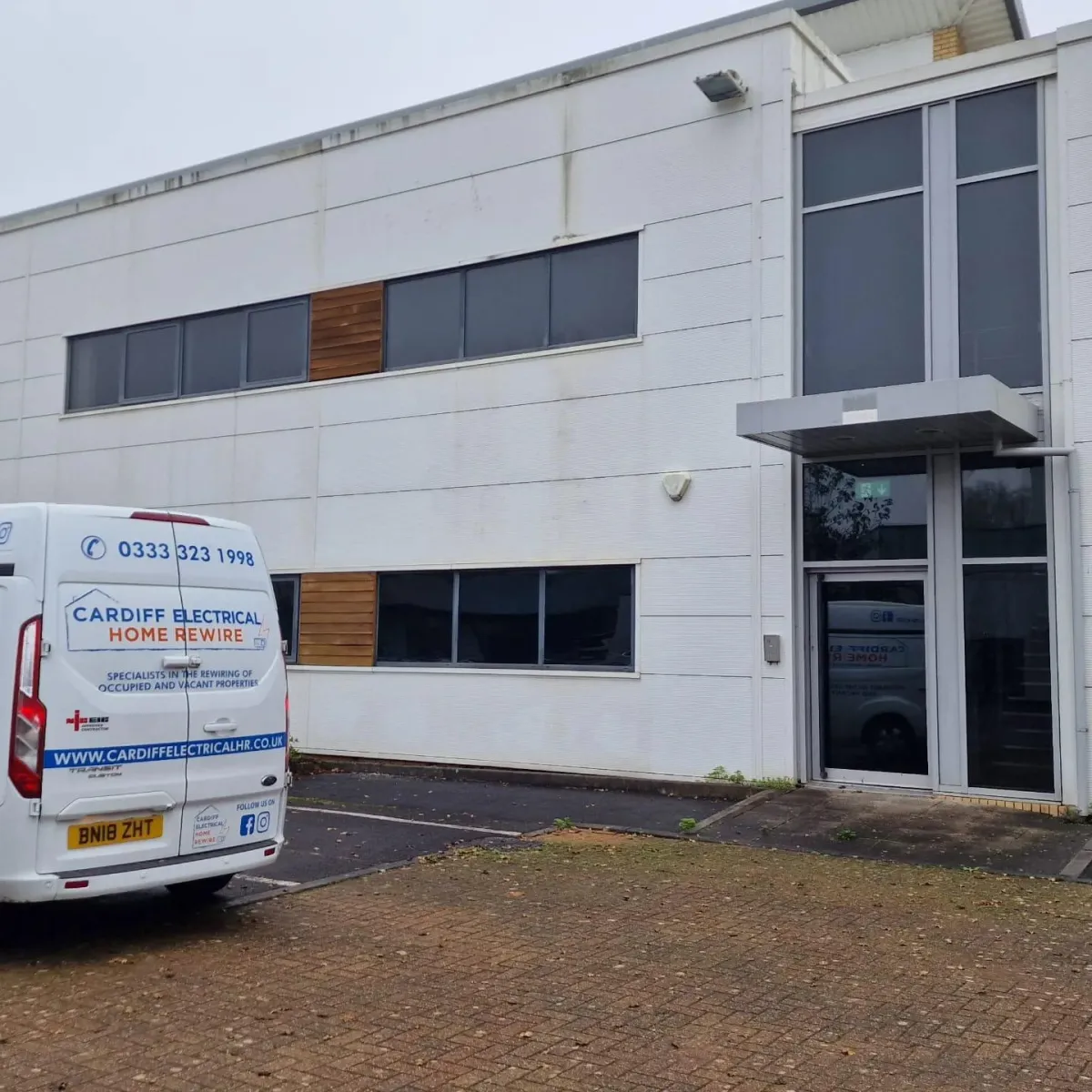 Commercial electrical works by Cardiff Electrical
