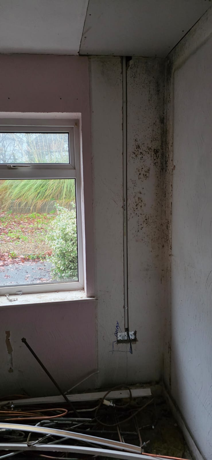 Rewiring a property with damp issues in Cardiff