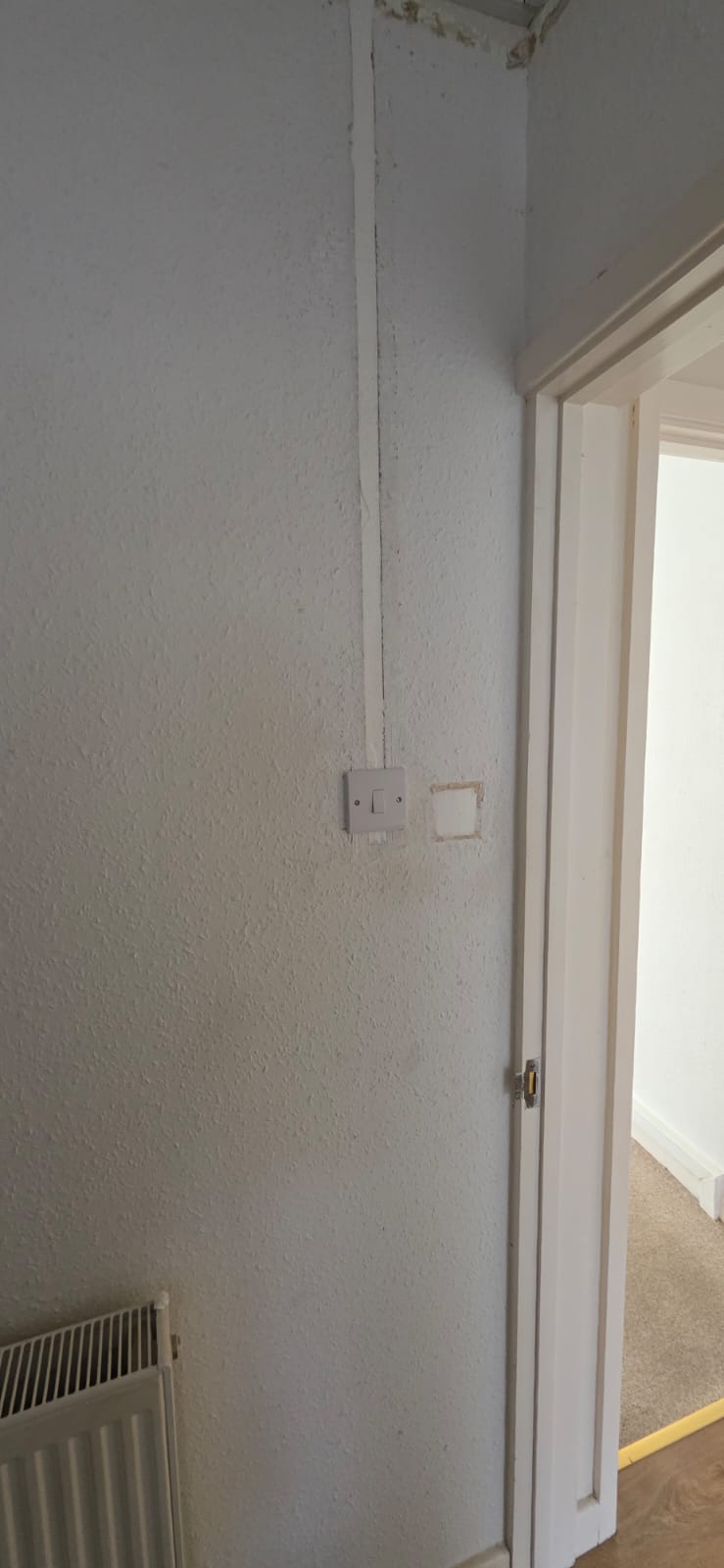 Light switch chase during partial rewire project